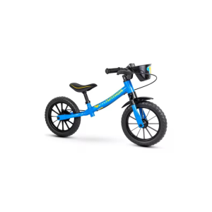 Bicicleta Infantil Aro 12 Sem Pedal Balance Bike Nathor Cor Azul